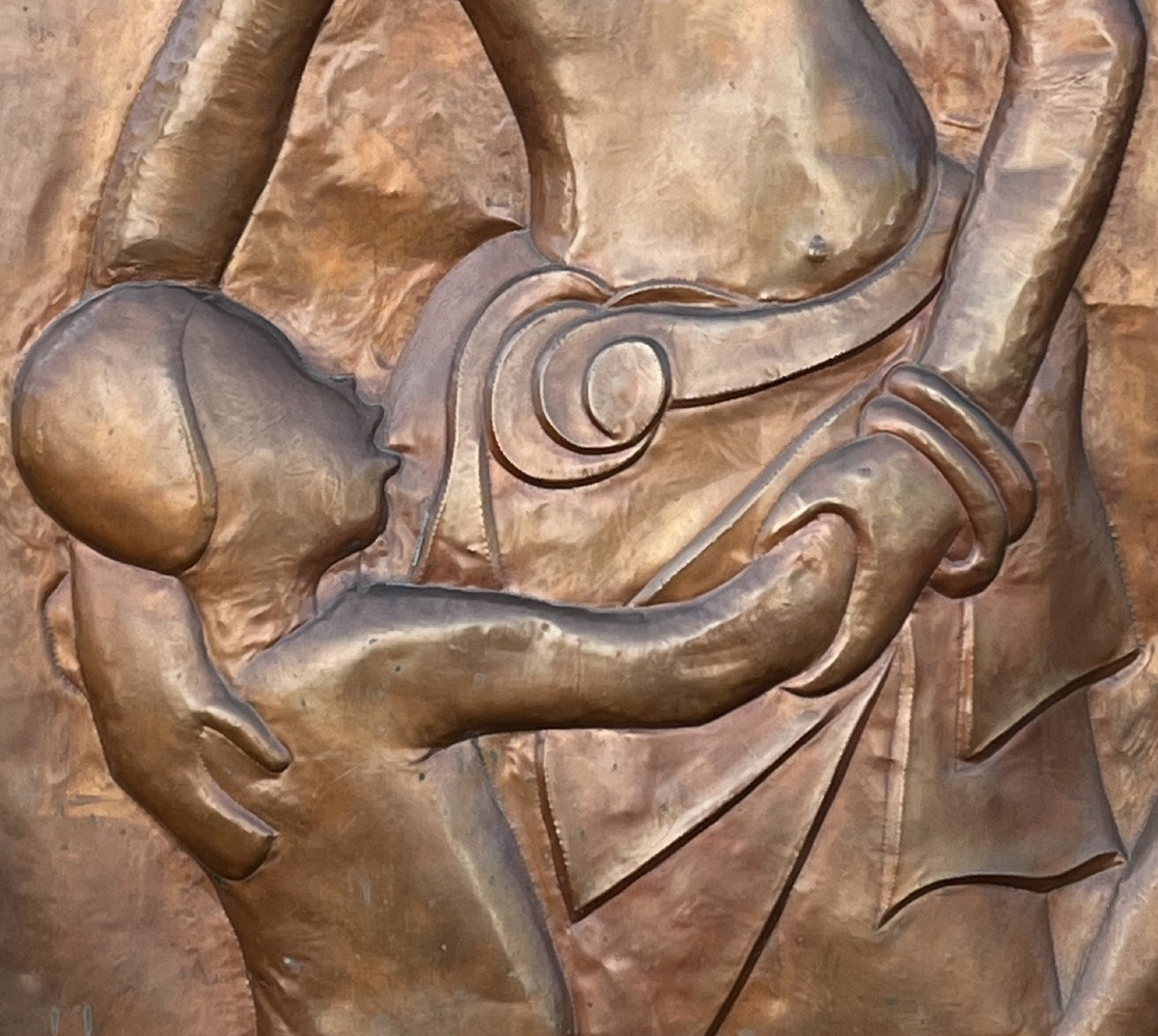 Gabriel Kalumba - (1940-2019)  -Mère et son Enfant -photo-3
