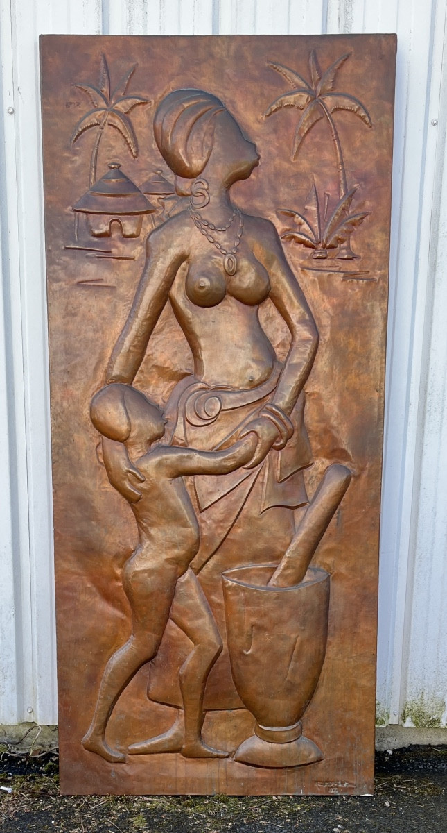 Gabriel Kalumba - (1940-2019)  -Mère et son Enfant -photo-2