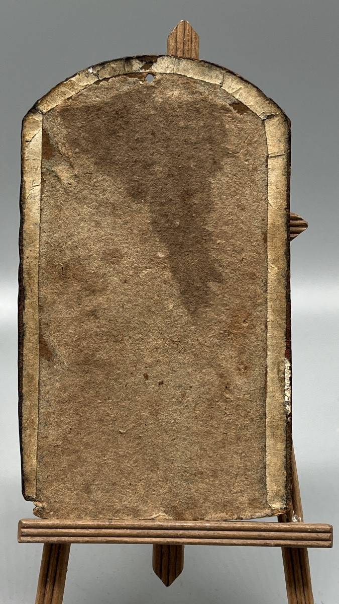 Lot de 2 blagues à tabac anciennes peintes – vers 1840-1860-photo-8