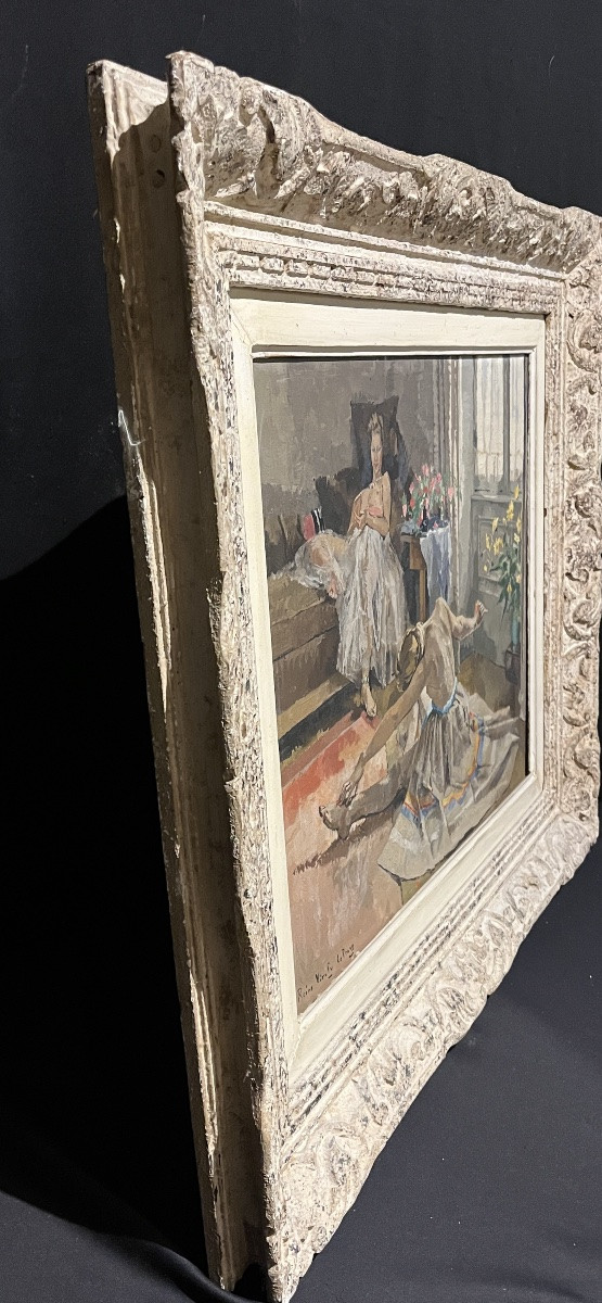 Reine Virely-Colmez  (Nancy 1906-1946) Les ballerines dans leur intimité.-photo-3