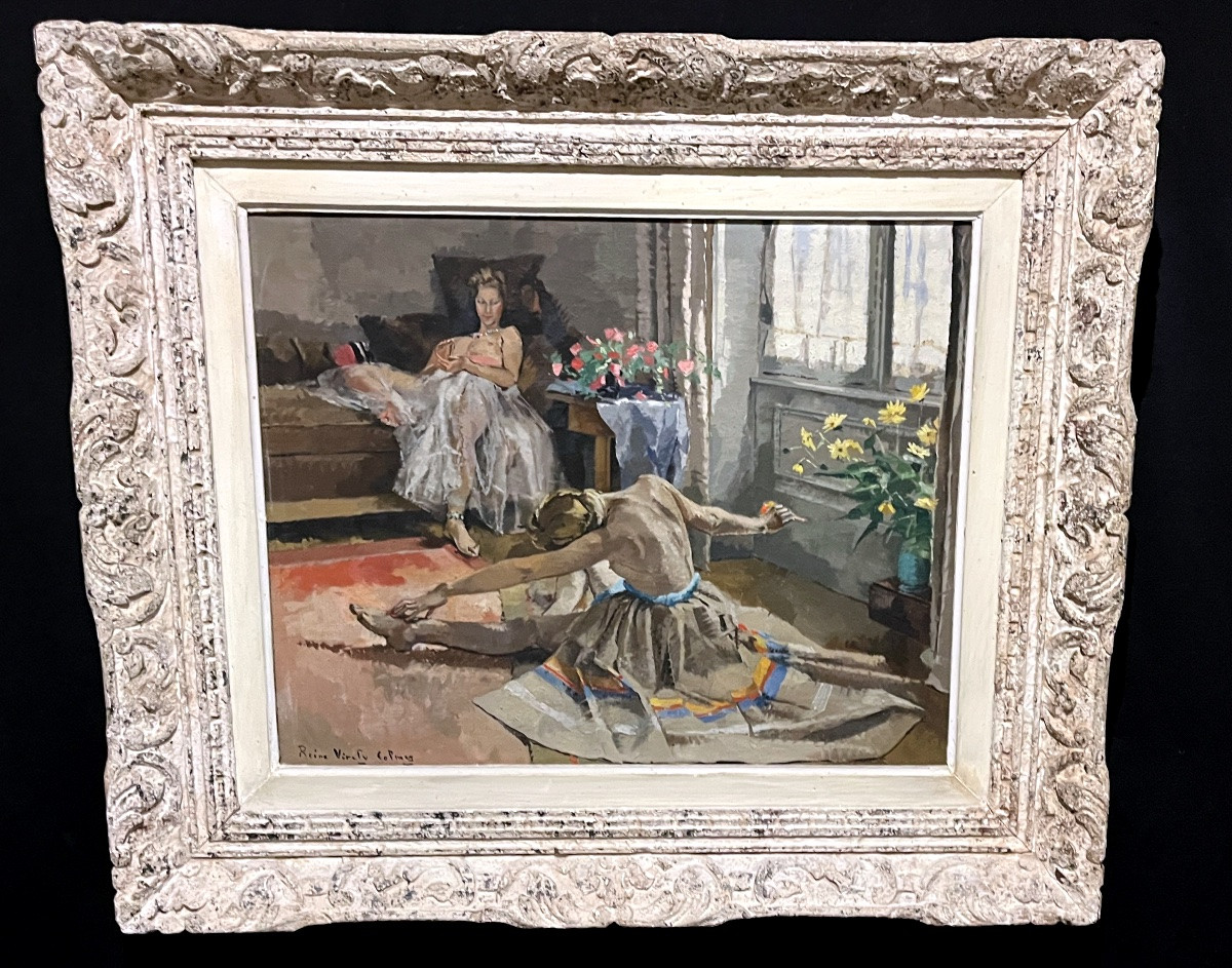 Reine Virely-Colmez  (Nancy 1906-1946) Les ballerines dans leur intimité.-photo-4