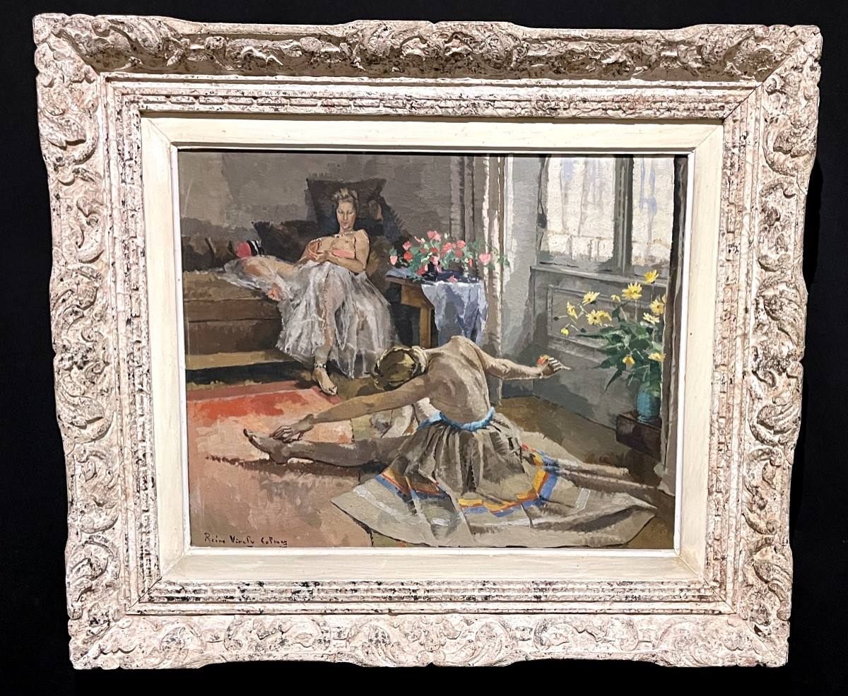 Reine Virely-Colmez  (Nancy 1906-1946) Les ballerines dans leur intimité.