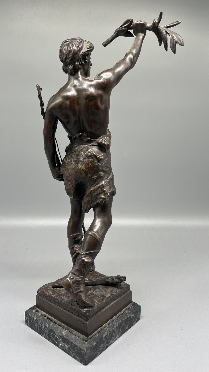 Le vainqueur par Marioton Eugène (1854-1933)-photo-3