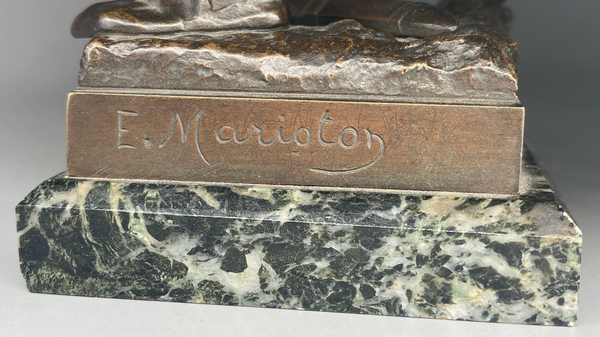 Le vainqueur par Marioton Eugène (1854-1933)-photo-2