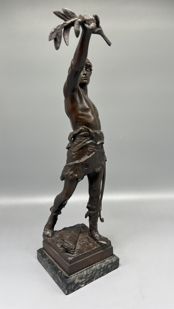 Le vainqueur par Marioton Eugène (1854-1933)-photo-5