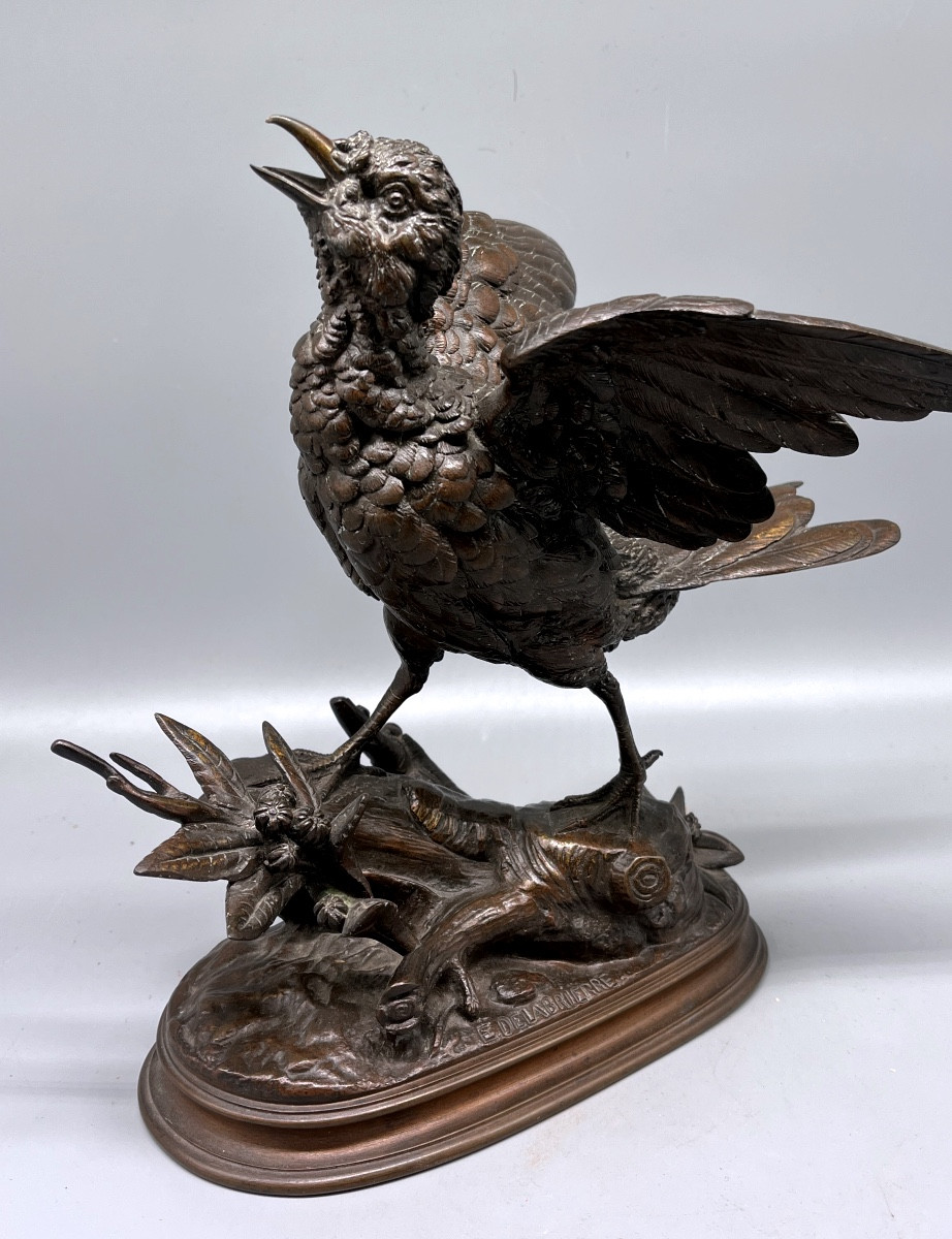Partridge By Ep Delabrierre 1829-1912