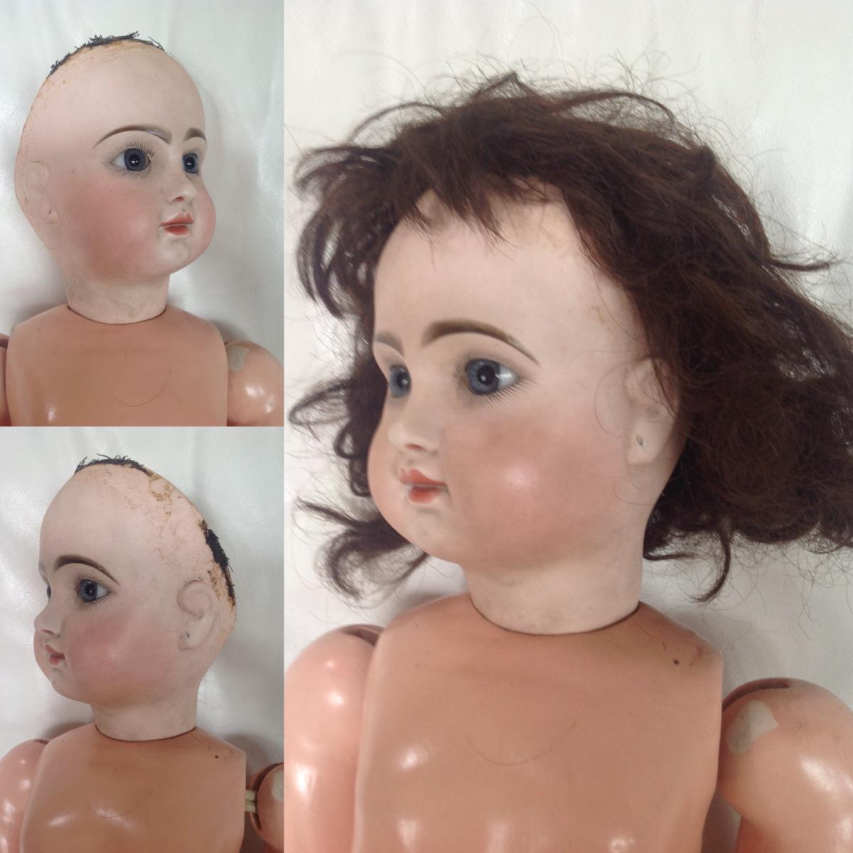 Baby Twin Mouth Closed Period Émile Douillet 19th
