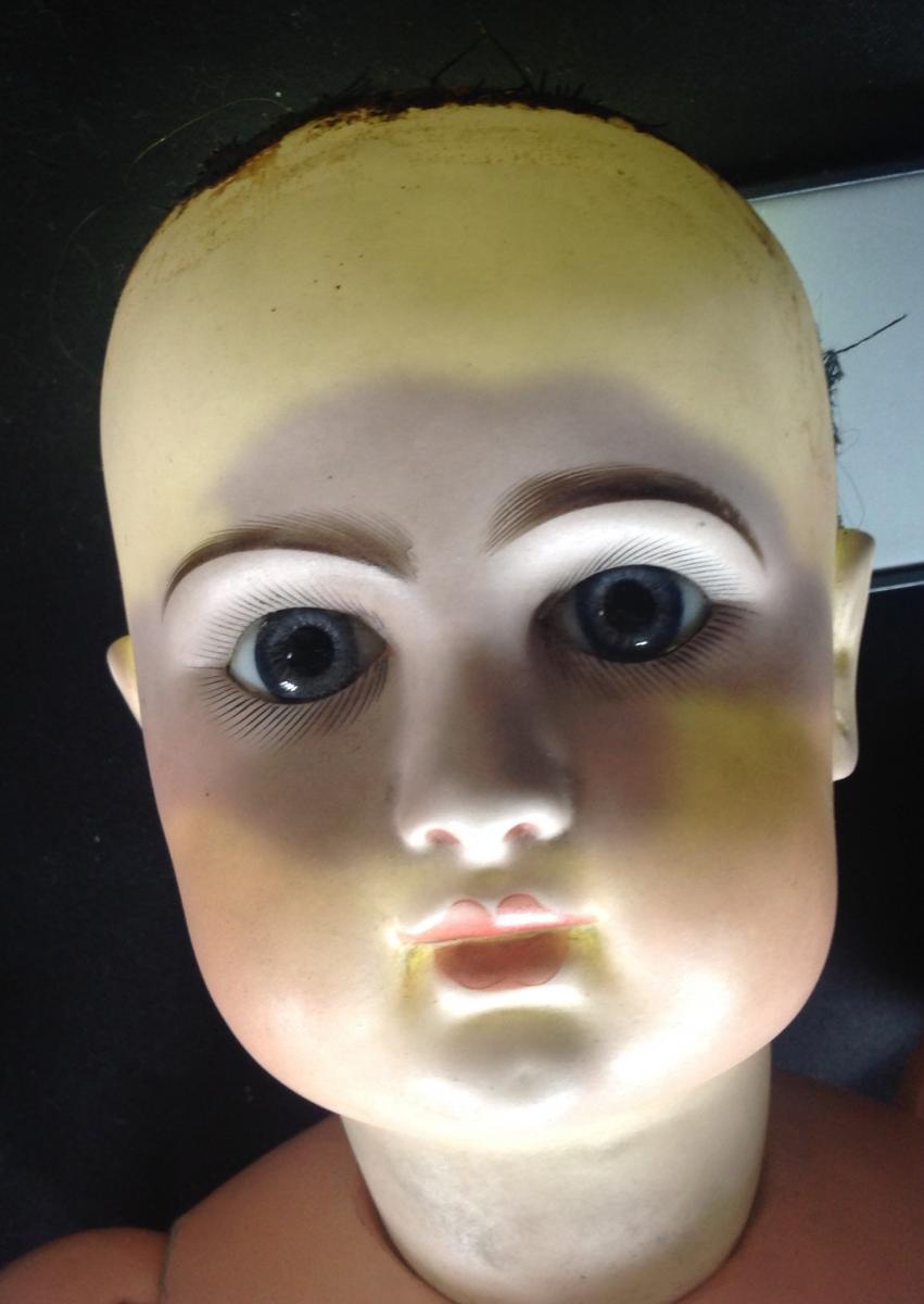 Baby Twin Mouth Closed Period Émile Douillet 19th-photo-3