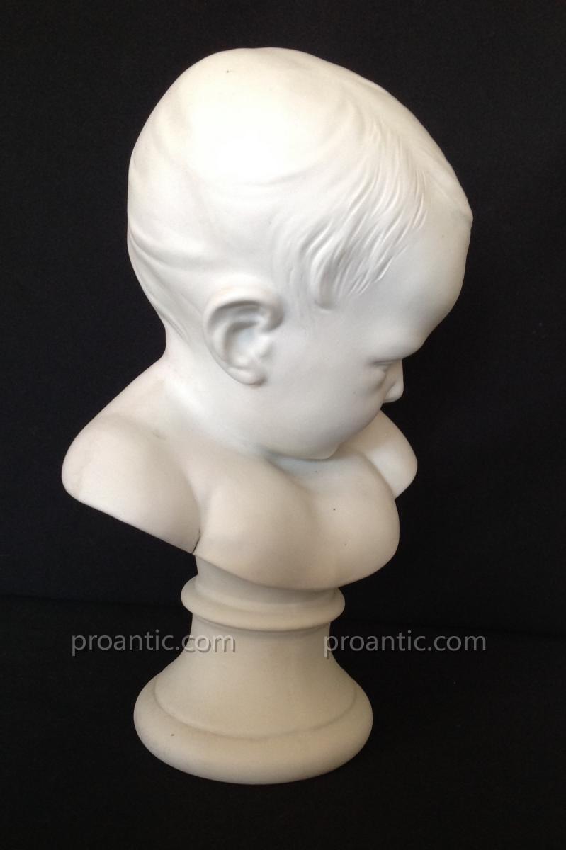 Child Biscuit Bust - René Charles Masse  1855-1913-photo-2