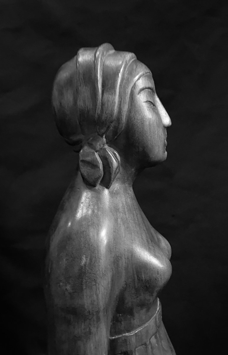 Judith Et La Tête D’holopherne - sculpture art déco -photo-4