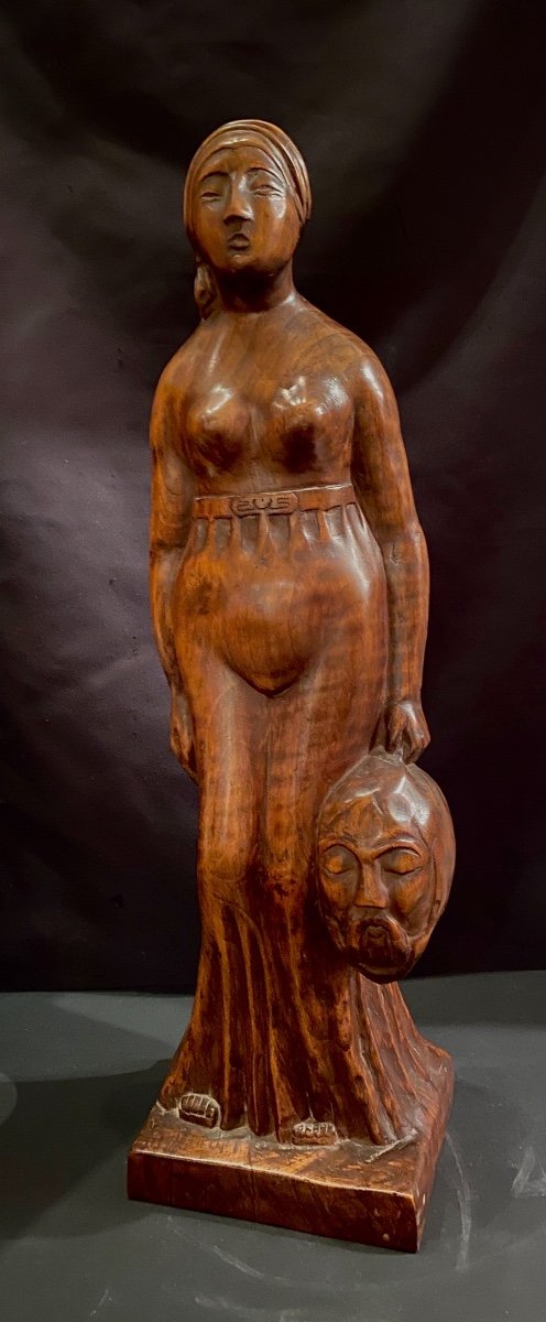 Judith Et La Tête D’holopherne - sculpture art déco 