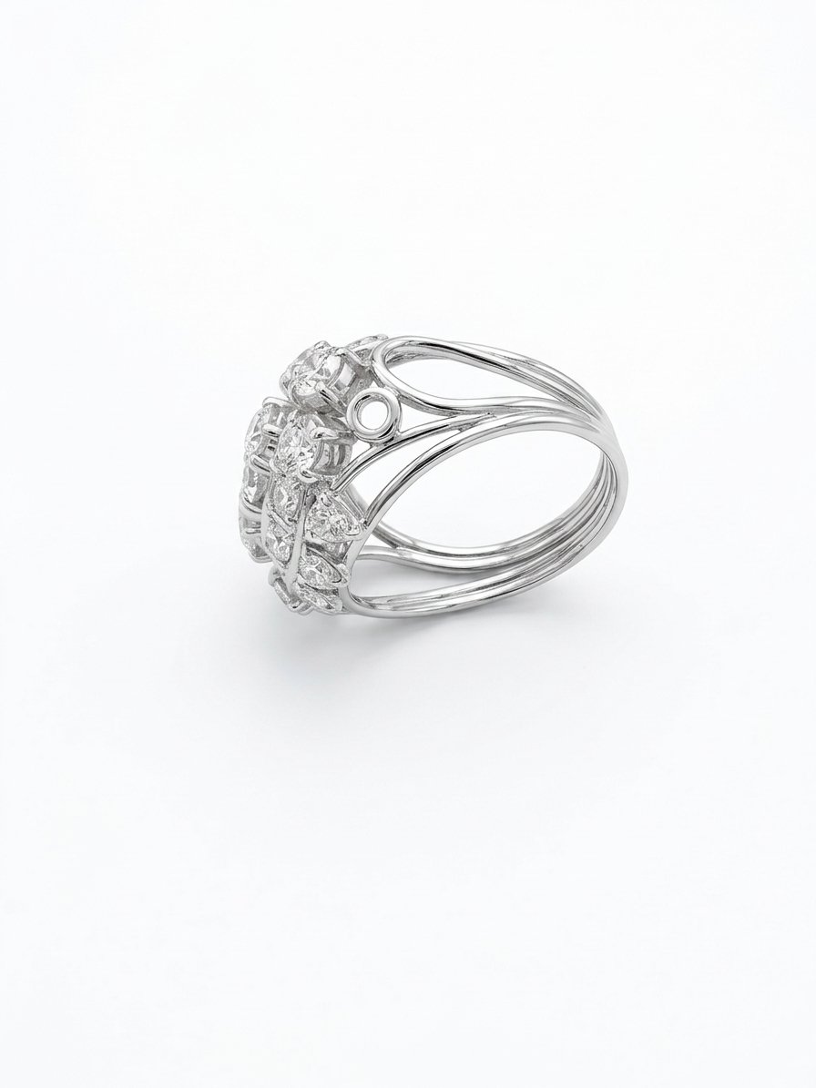 18kt White Gold Ring-photo-3
