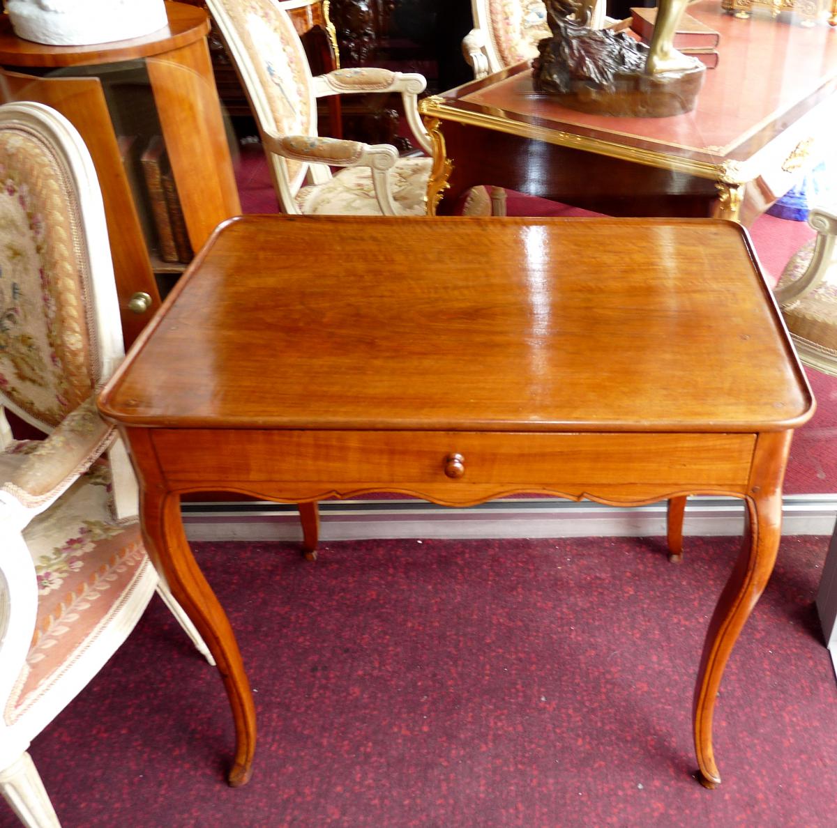 Table "cabaret" Louis XV In Walnut