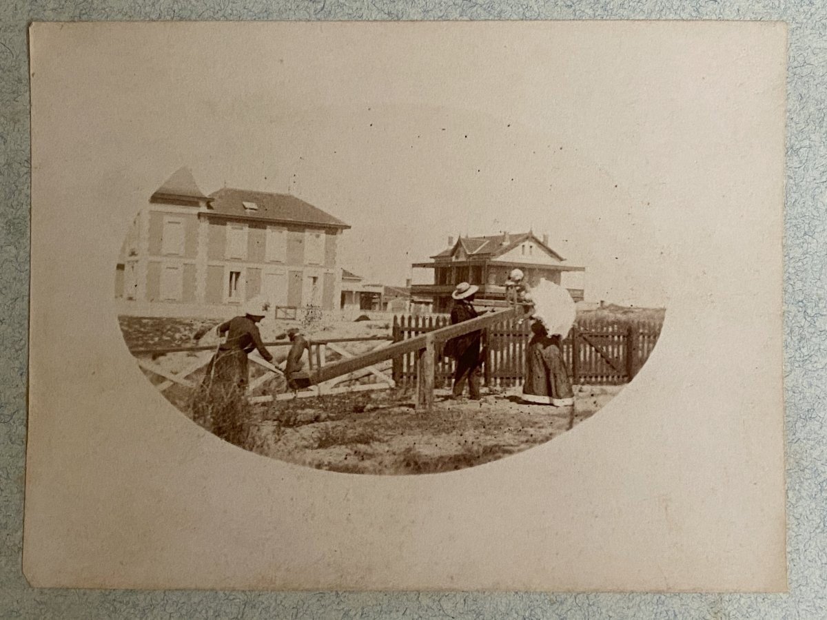 Rare Set Of 9 Photos By Hippolyte Peragallo Period 1870/1880 Representing Soulac Sur Mer-photo-4