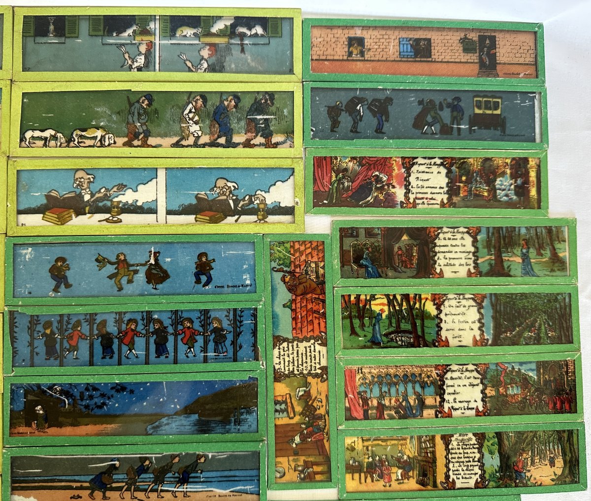 102 Antique Plates For Magic Lantern By Boutet De Monvel, O'galop, Circus Tales Etc.-photo-5