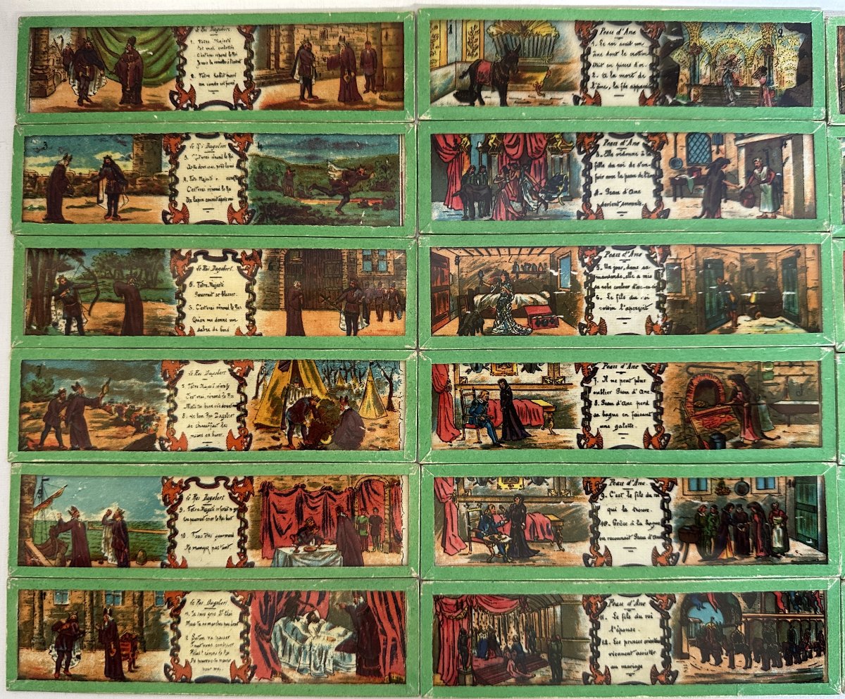 102 Antique Plates For Magic Lantern By Boutet De Monvel, O'galop, Circus Tales Etc.-photo-7