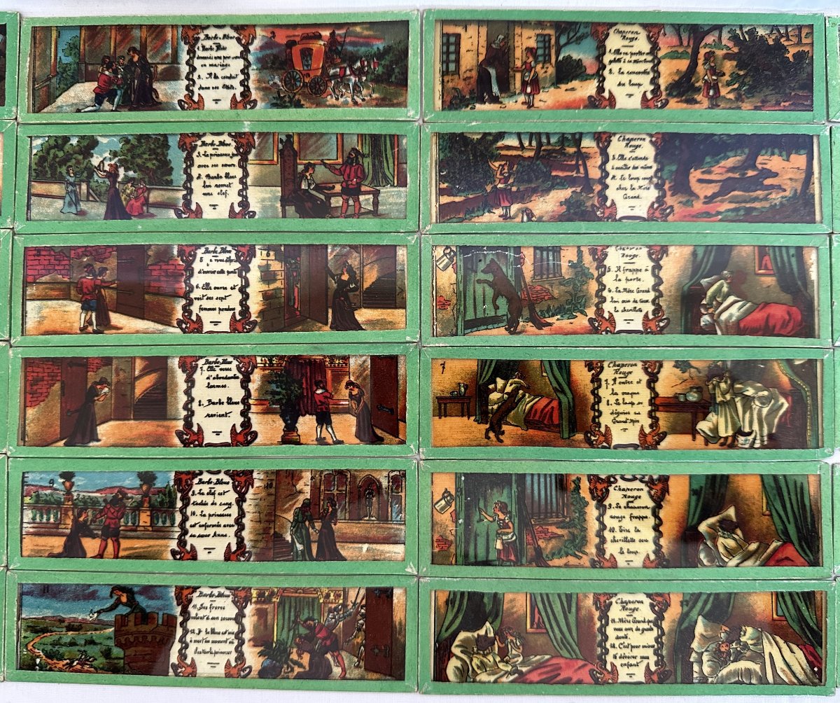 102 Antique Plates For Magic Lantern By Boutet De Monvel, O'galop, Circus Tales Etc.-photo-8