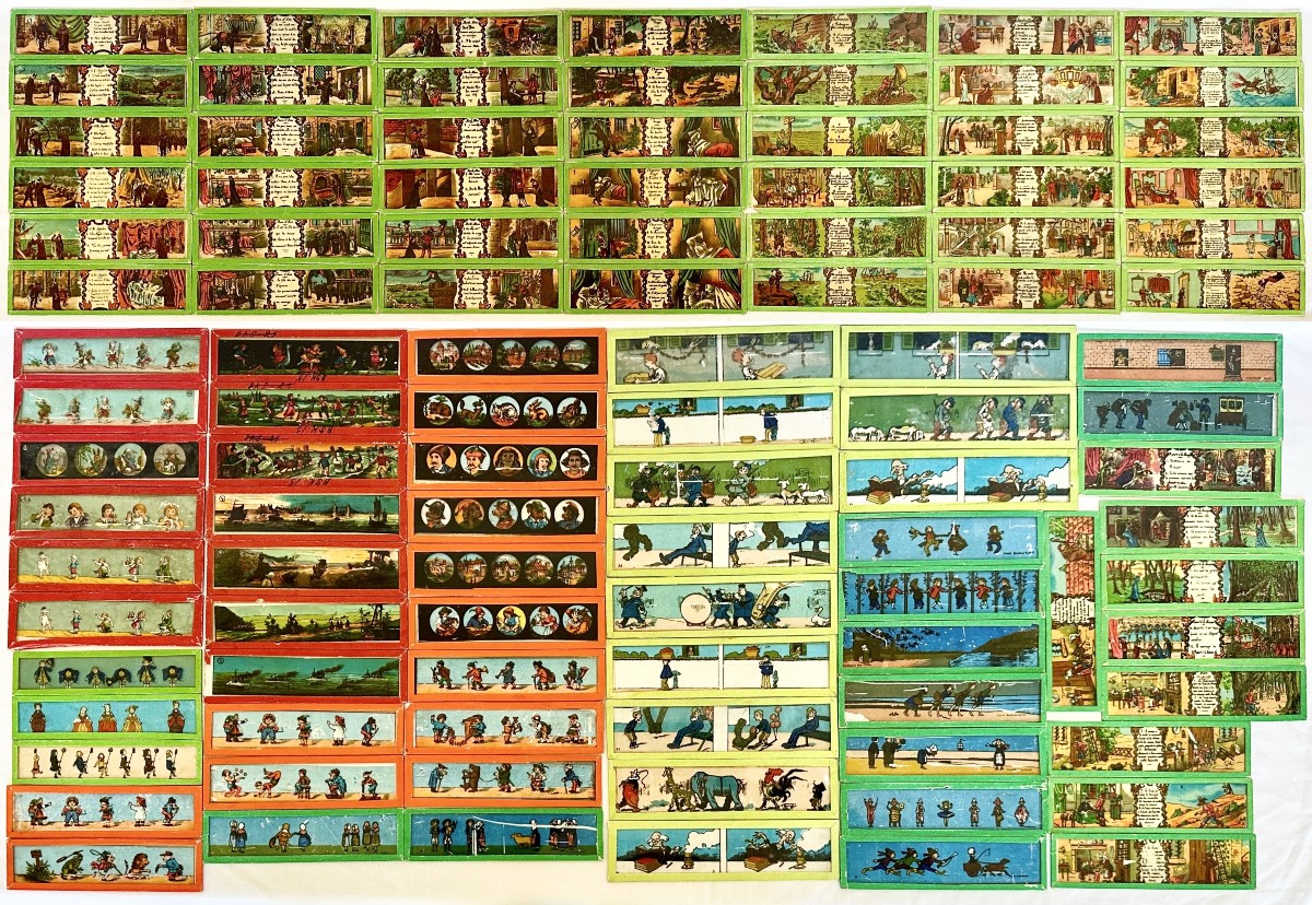102 Antique Plates For Magic Lantern By Boutet De Monvel, O'galop, Circus Tales Etc.