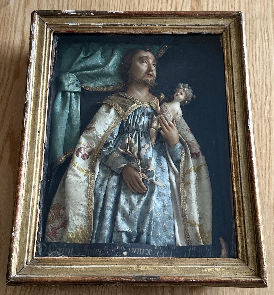 Wax Dressed In Nancy, 18th Century, Attributed To The Guillot Brothers, St. Joseph, Husband Of The Blessed Virgin