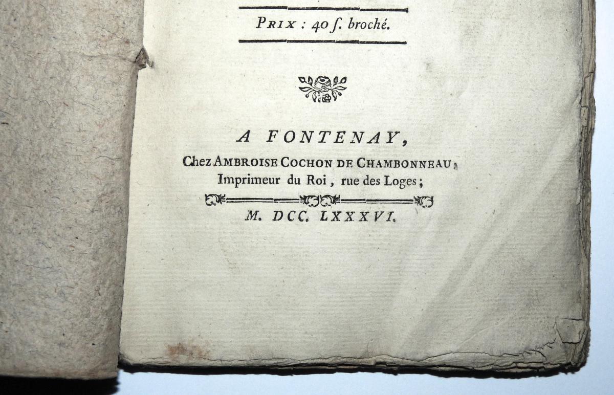 Théorie Des Vents 1786 Par Le Chevalier De La Coudraye Rare Ouvrage Scientifique Avec Sa Carte -photo-2