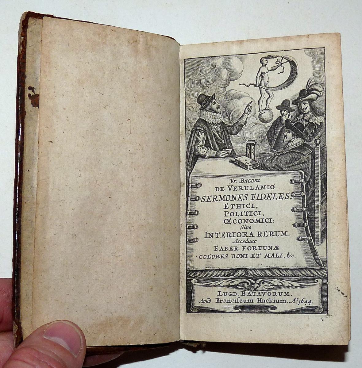 Bacon Francis - Sermones Fideles , Ethici, Politici, Oeconomici- 1644