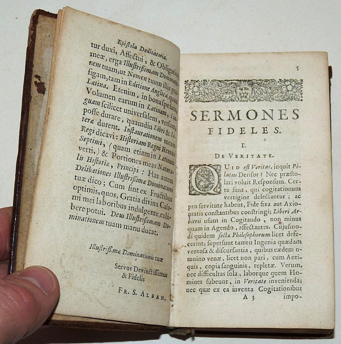 Bacon Francis - Sermones Fideles , Ethici, Politici, Oeconomici- 1644-photo-6