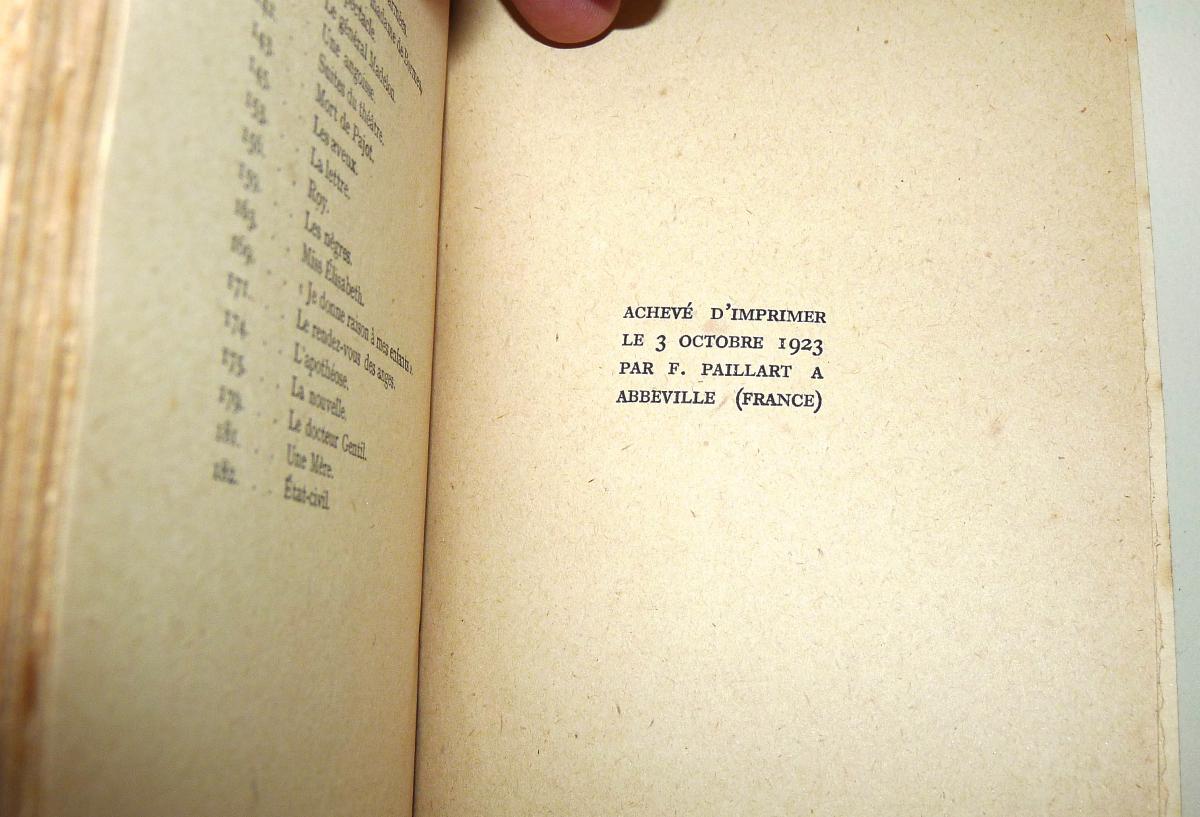 Jean Cocteau - Envoi Autographe à Jacques Patin -  Thomas l'Imposteur - Première édition 1923 -photo-3
