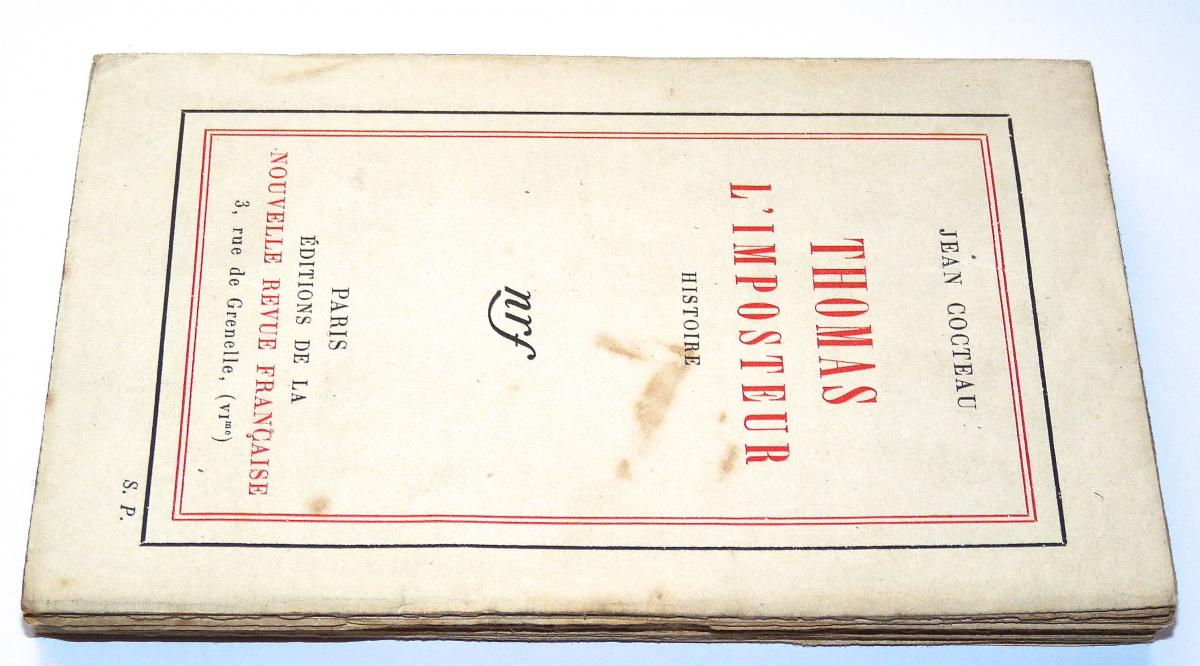 Jean Cocteau - Sending Autograph To Jacques Patin - Thomas The Impostor - First Edition 1923-photo-5