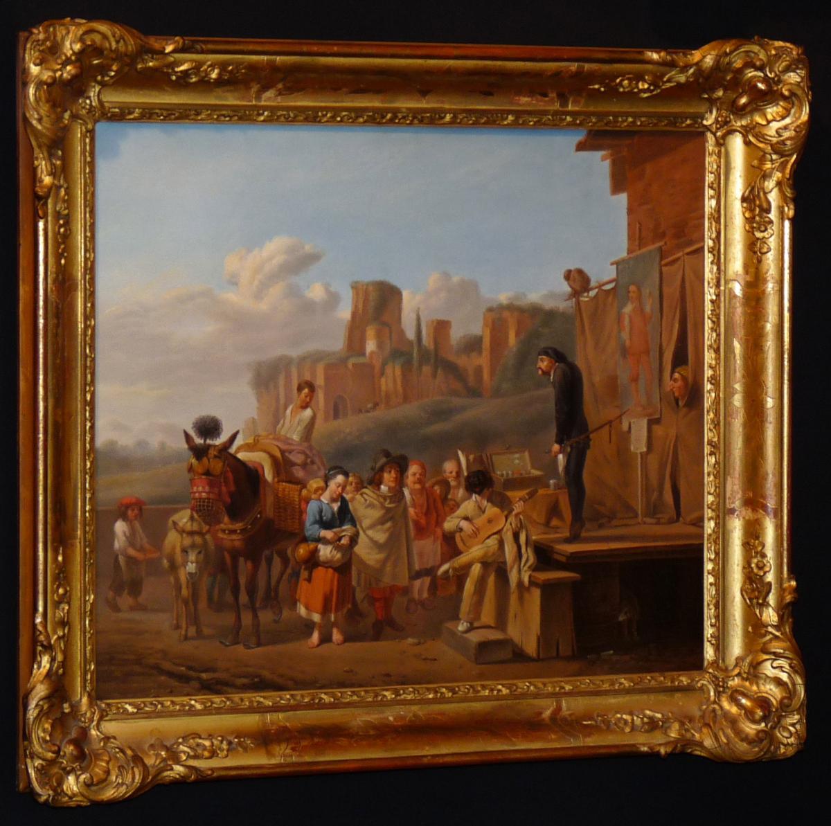 French School Eighteenth Time "the Charlatans Italians" Of After Karel Dujardin-photo-3