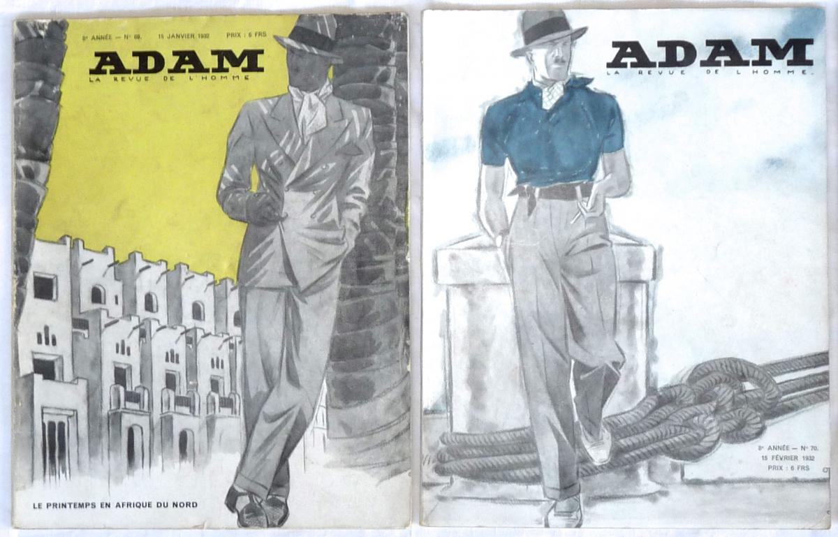 Adam The Journal Of Man - 12 Numbers - Full Year 1932 From No. 69 At No. 80 - Men's Fashion-photo-8