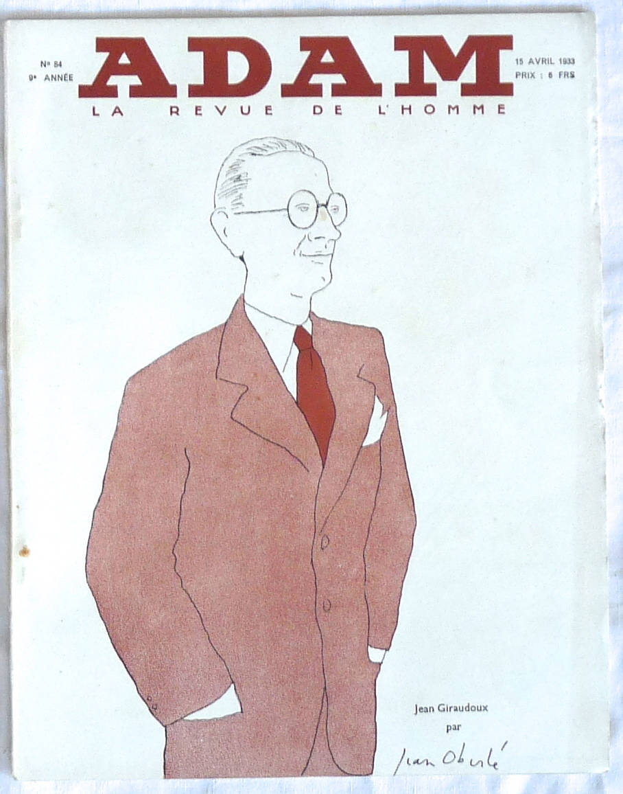 Adam La Revue De l'Homme - 12 Numéros - Année 1933 Complète Du N°81 Au N°92 - Mode Masculine-photo-3