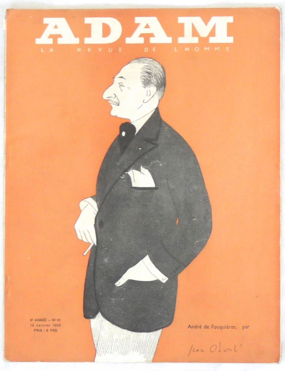 Adam La Revue De l'Homme - 12 Numéros - Année 1933 Complète Du N°81 Au N°92 - Mode Masculine-photo-6