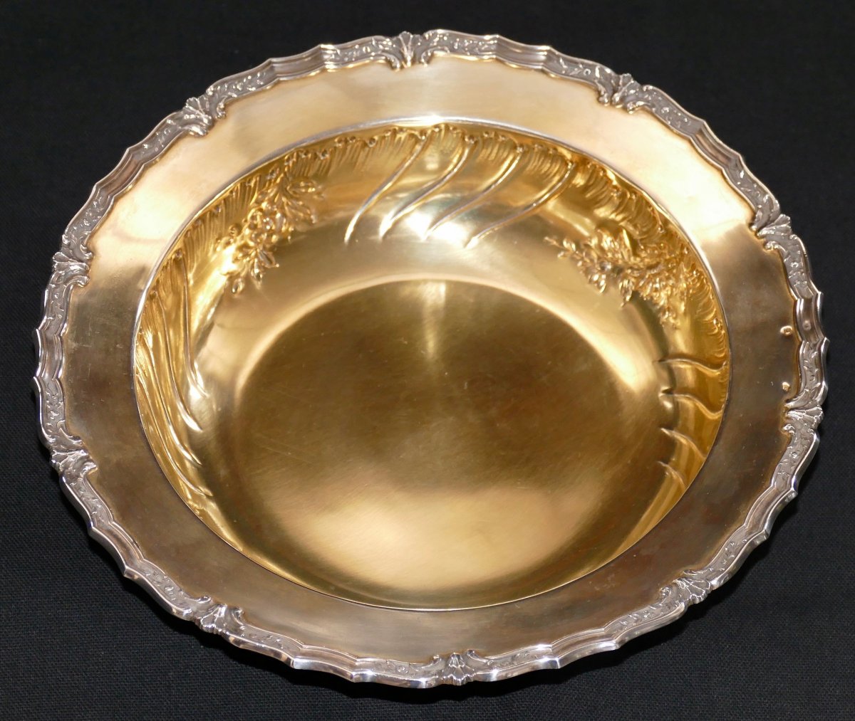 Beautiful Vegetable In Sterling Silver And Vermeil 19th Time With Hallmark In The Minerve 1st Title-photo-4