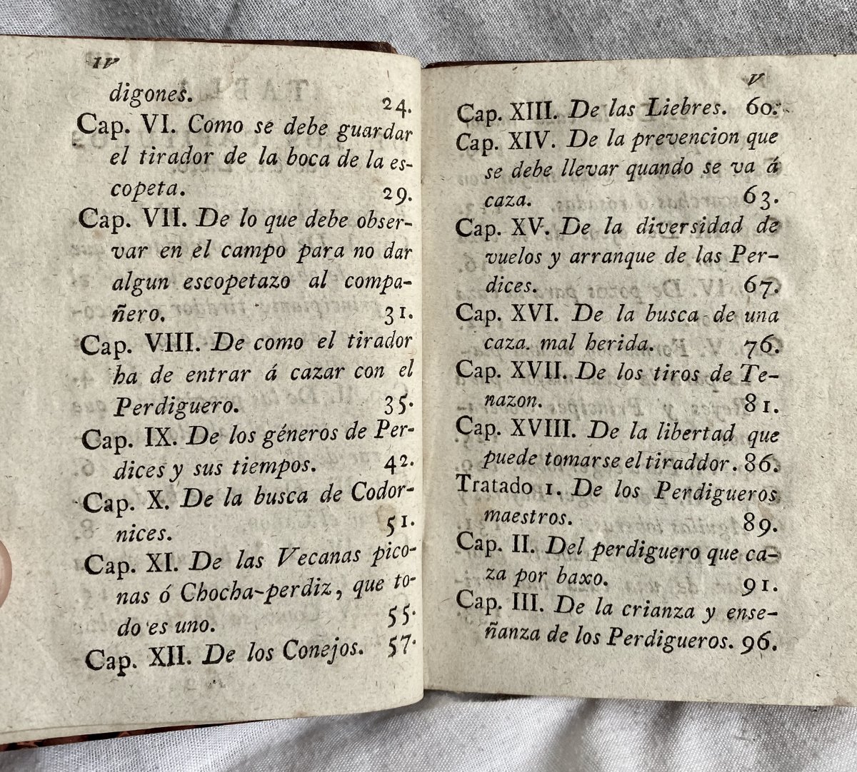 Arte De Cazar O Cazador Instruido Manuel De Arellano 1807 Rare Livre De Chasse Espagnol-photo-2