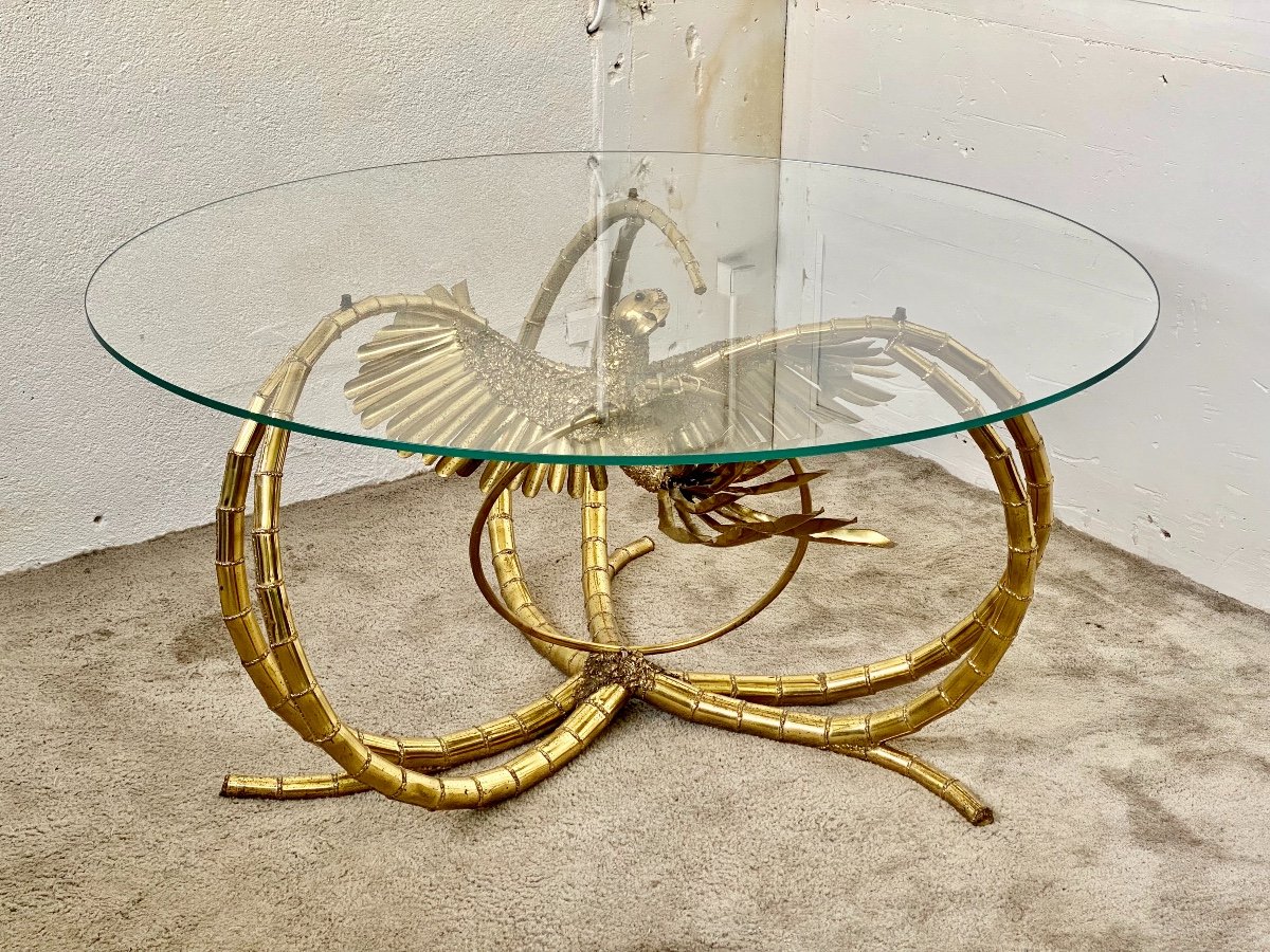 Richard Et Isabelle Faure 1970 Grande  Table Sculpture Pièce Unique Pour Maison Honoré Paris