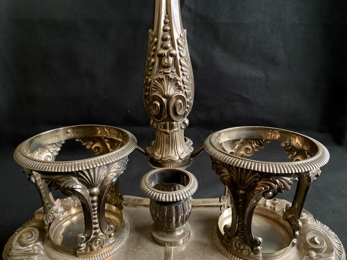 Porte Cruet Vinegar In Sterling Silver Paris Empire Period Hallmarks At The Old Man-photo-7