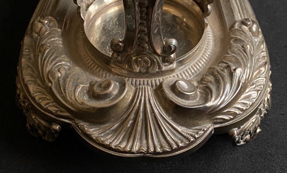 Porte Cruet Vinegar In Sterling Silver Paris Empire Period Hallmarks At The Old Man-photo-8