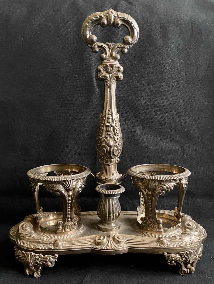 Porte Cruet Vinegar In Sterling Silver Paris Empire Period Hallmarks At The Old Man
