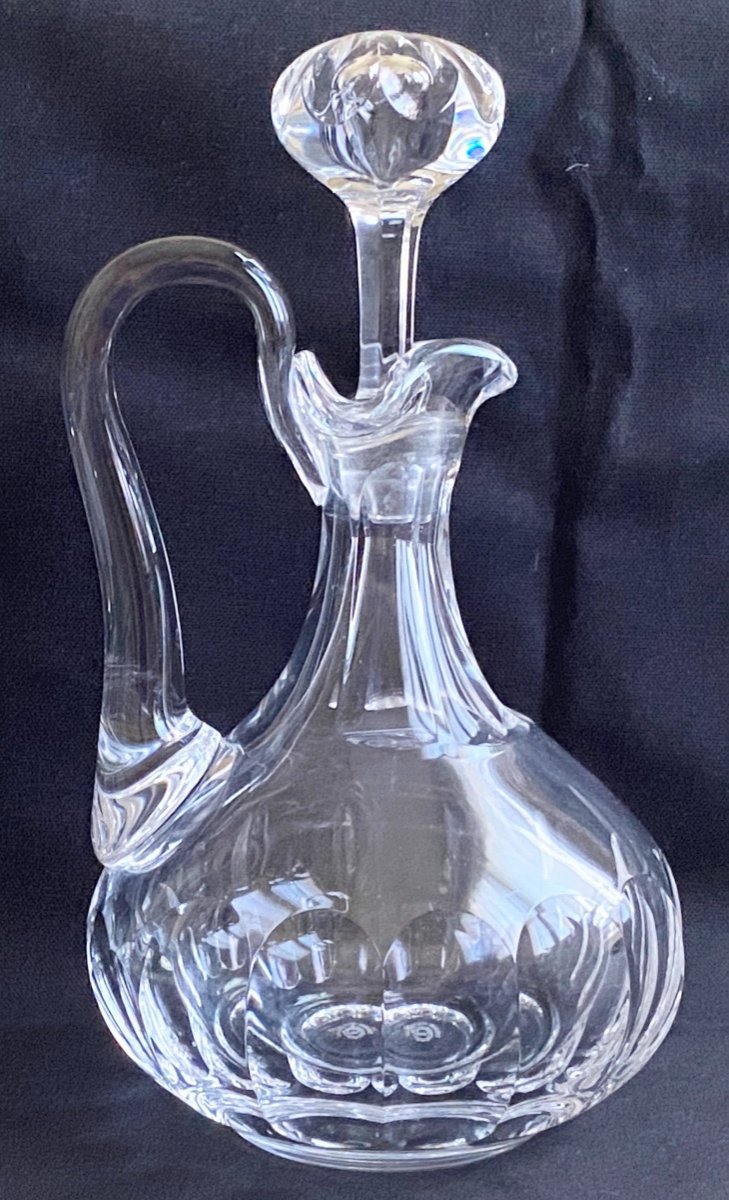 Belle Carafe à Décanter En Cristal taillé De Saint Louis Pour Le 225ème Anniversaire