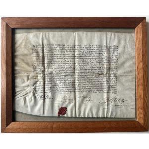 Lettres Autorisant La Pratique De Barbier-chirurgien à P. Buchet  En 1726 à Garlin En Béarn Pau