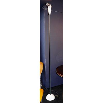 Floor Lamp Bip-beep Metal And Ceramic By Achille Castiglioni Time 1976 For Flos