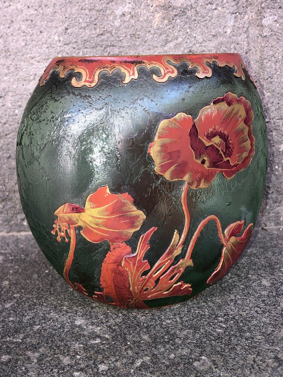 Vase Montjoye .l.c. (legras Et Compagnie).-photo-2