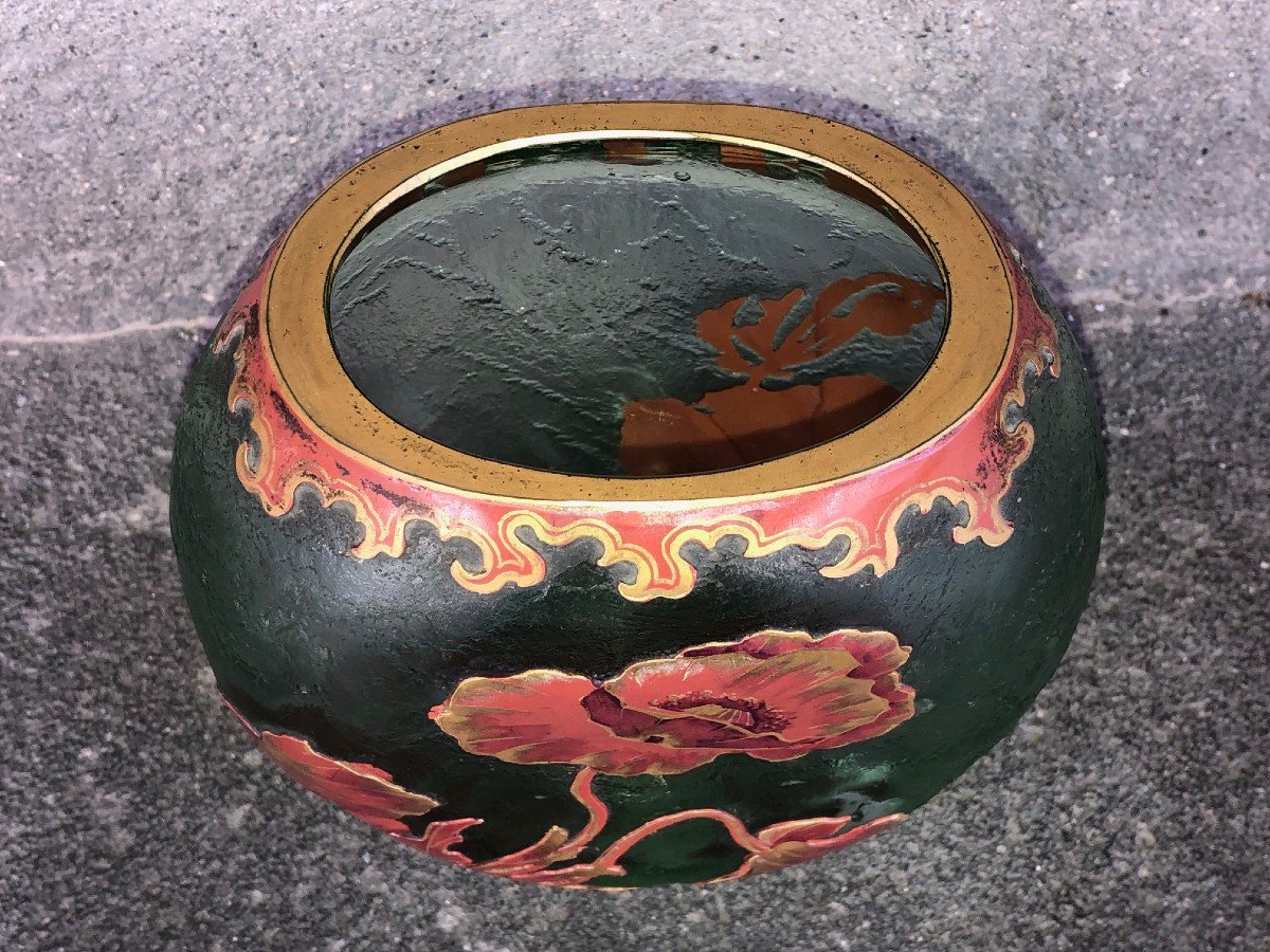 Vase Montjoye .l.c. (legras Et Compagnie).-photo-3
