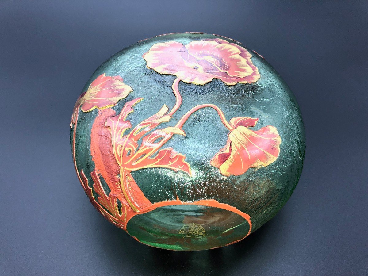 Vase Montjoye .l.c. (legras Et Compagnie).-photo-5
