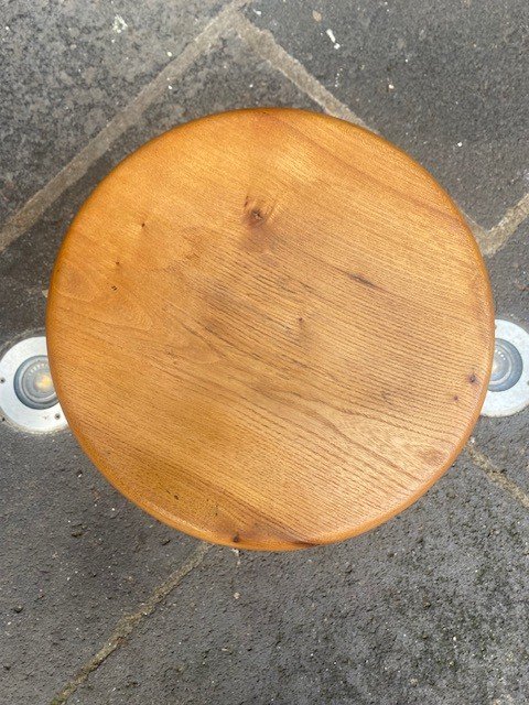 Tabouret Tripode Haut Berger Par Charlotte Perriand (1903-1999)-photo-4