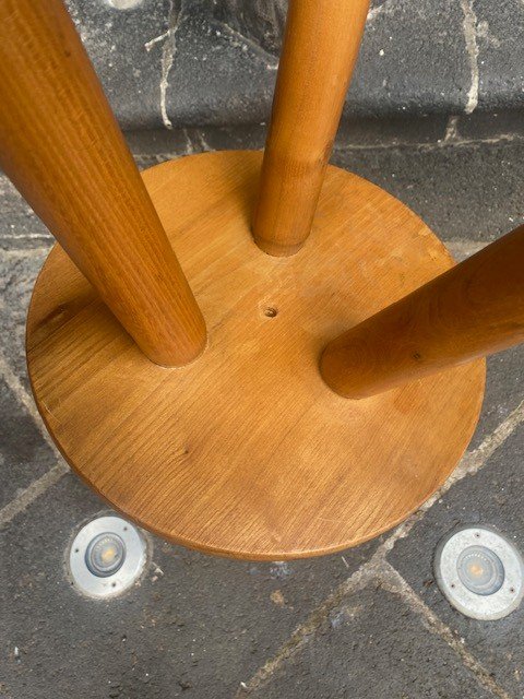 Tabouret Tripode Haut Berger Par Charlotte Perriand (1903-1999)-photo-5