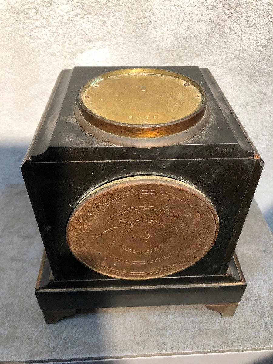 Rare Pendule GUILMET Mystérieuse-photo-3