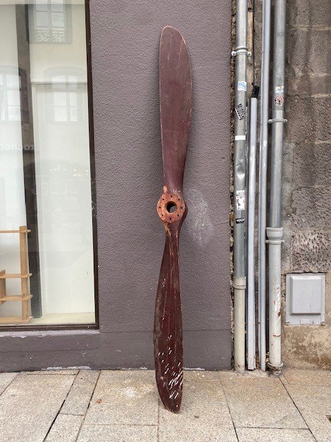 Rare hélice d'Avion En Bois Gallia 2.60 Metre 14-18