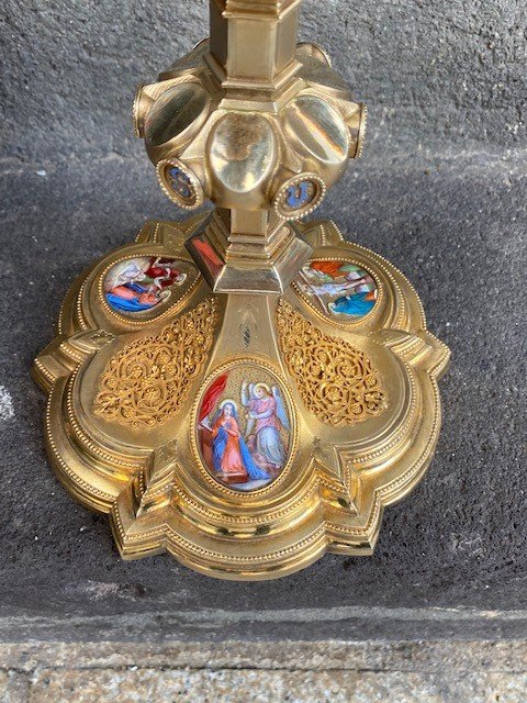  Calice en Argent massif Vermeillé par DEMARQUET frères à Paris-photo-1