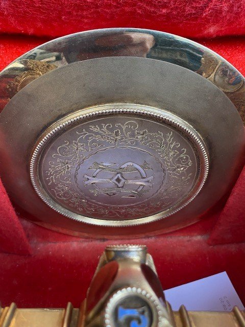  Calice en Argent massif Vermeillé par DEMARQUET frères à Paris-photo-8